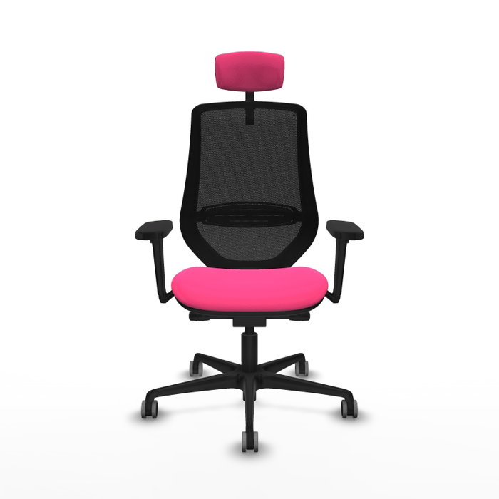 PIQUERAS Y CRESPO Silla de oficina Mardos Rosa y Negro PIQUERAS Y CRESPO Silla de oficina Mardos Rosa y Negro