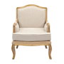 DKD Home Decor Butaca Louis xiv-louis xvi collection Beige Natural 80 x 95 x 72 cm