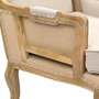 DKD Home Decor Butaca Louis xiv-louis xvi collection Beige Natural 80 x 95 x 72 cm