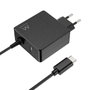 Ewent EW3979 Cargador de Pared 45W USB-C PD y USB-A Negro