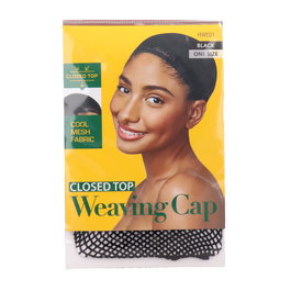 Red Kiss Capa de Cabello Malla Tejida Negra