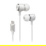 SBS TEINEARLIGHTW Auriculares Intraaurales In-Ear con Conector Lightning para iPhone/iPad - 1.2 m, Blanco, 20-20000 Hz, 32 Ohm