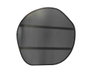 DKD Home Decor Espejo Moderno de Hierro y Cristal Negro 100x100 cm