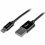 Startech Cable Lightning a USB A de 1 m, USBLT1MB, Negro