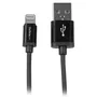 Startech Cable Lightning a USB A de 1 m, USBLT1MB, Negro