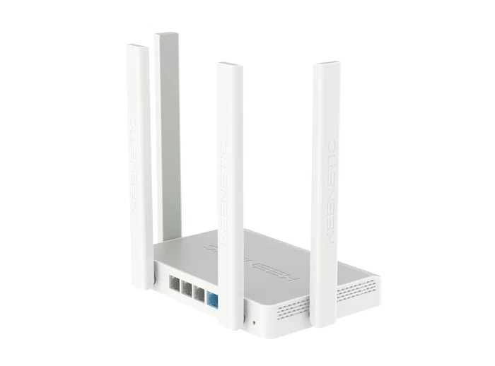 Keenetic KN-1912 Skipper Router inalámbrico Wi-Fi 5 AC1200 Malla Gigabit Ethernet, 4 puertos LAN y puerto USB 2.0, 4 antenas, Doble Banda (2.4 y 5 GHz), Gris y Blanco