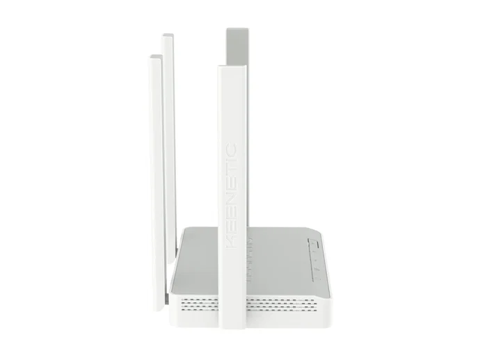 Keenetic KN-1912 Skipper Router inalámbrico Wi-Fi 5 AC1200 Malla Gigabit Ethernet, 4 puertos LAN y puerto USB 2.0, 4 antenas, Doble Banda (2.4 y 5 GHz), Gris y Blanco