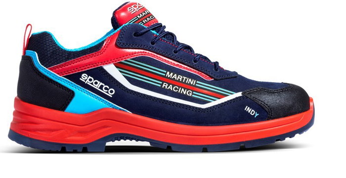 Sparco Indy S3 Martini-R Talla 43 Azul Marino/Rojo Sparco Indy S3 Martini-R Talla 43 Azul Marino/Rojo
