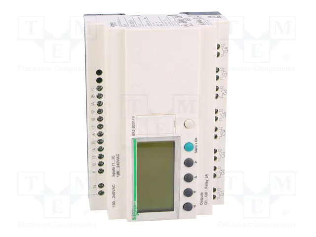 SCHNEIDER ELECTRIC Zelio Logic SR2B201FU Controlador Lógico Programable SCHNEIDER ELECTRIC Zelio Logic SR2B201FU Controlador Lógico Programable