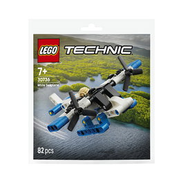 LEGO 30736 LEGO Technic Hidroavión Blanco, Juego de Construcción, 82 Piezas, para Niños de 7+ Años