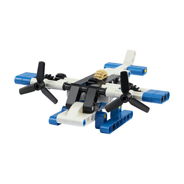 LEGO 30736 LEGO Technic Hidroavión Blanco, Juego de Construcción, 82 Piezas, para Niños de 7+ Años