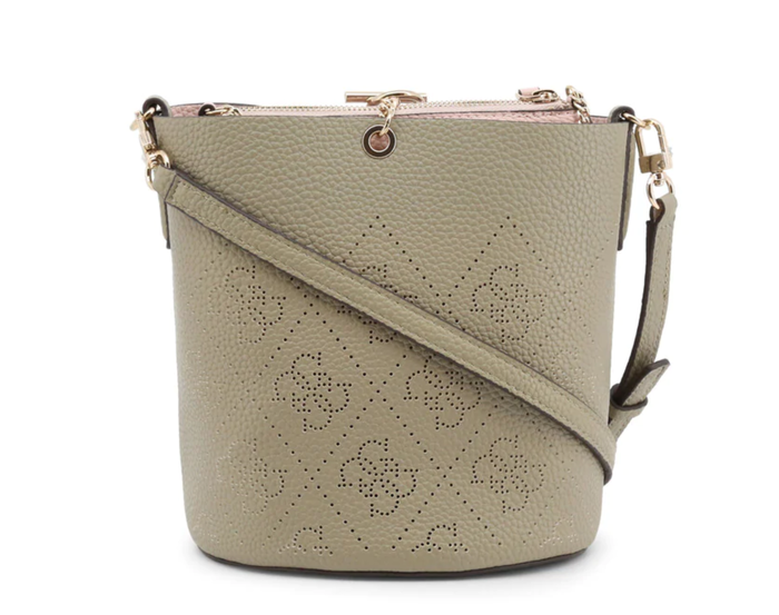 Guess Amara Bolso de Tela Verde con Logotipo 4G