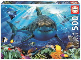 Educa Puzzle 500 piezas Gran Tiburón Blanco