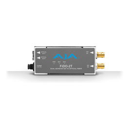 AJA FiDO-2T Extensor Dual Channel SDI a Fibra Óptica - Video Extender - 1310 nm - 3 Gbit/s - BNC - Gris