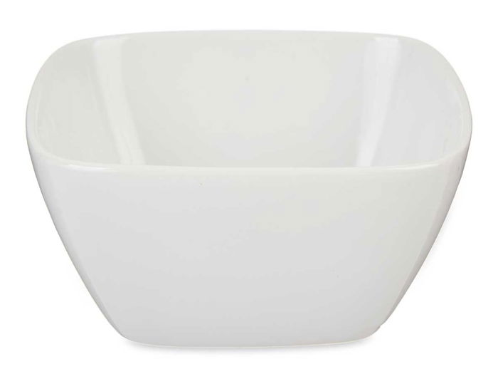 Vessia Bol Porcelana Blanca 700 ml 15x7.5x15 cm Apto Lavavajillas Microondas (Set de 24)