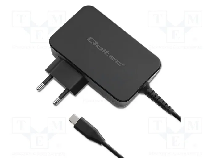 Qoltec GaN POWER PRO 100W USB-C Negro Qoltec GaN POWER PRO 100W USB-C Negro