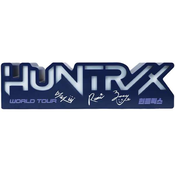 KIDS LICENSING Lámpara Multicolor Logo Huntrix K-Pop Demon Hunters Recargable USB-C