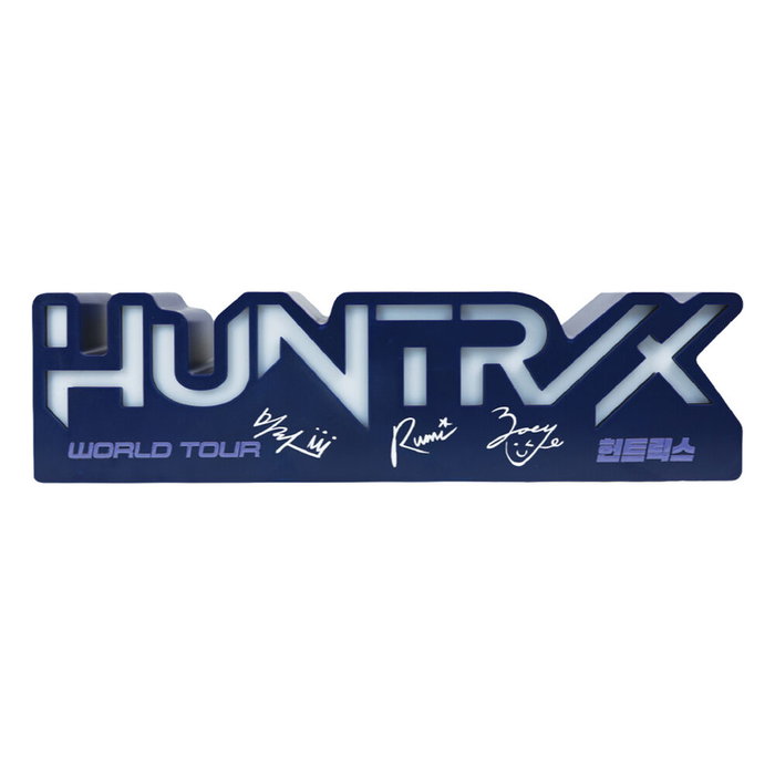 KIDS LICENSING Lámpara Multicolor Logo Huntrix K-Pop Demon Hunters Recargable USB-C