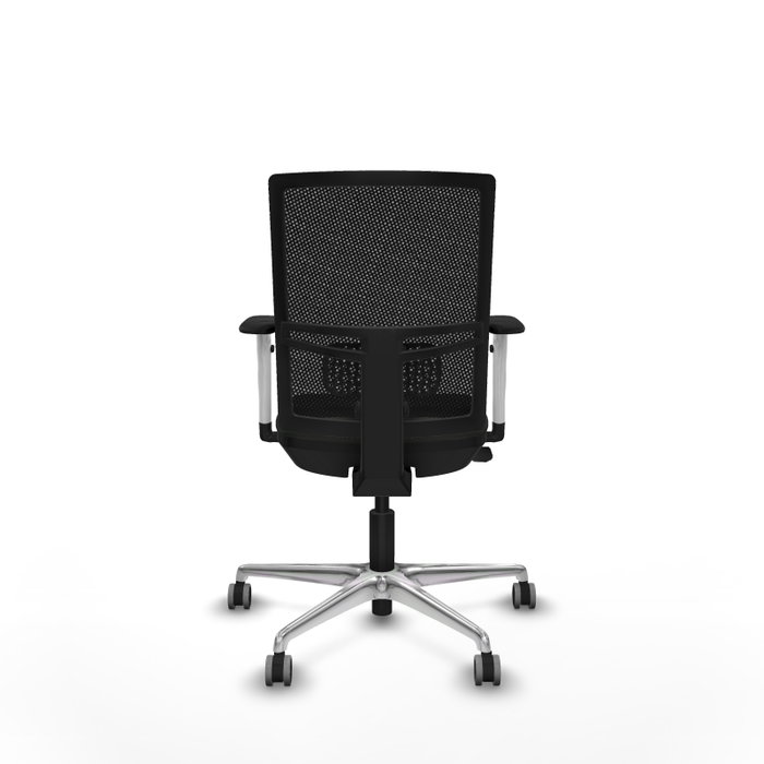 PIQUERAS Y CRESPO Silla de oficina Yunquera con mecanismo Sincro/Traslack Negro
