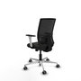 PIQUERAS Y CRESPO Silla de oficina Yunquera con mecanismo Sincro/Traslack Negro