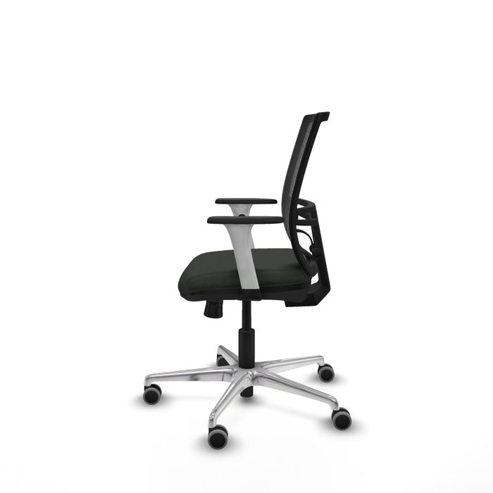 PIQUERAS Y CRESPO Silla de oficina Yunquera con mecanismo Sincro/Traslack Negro