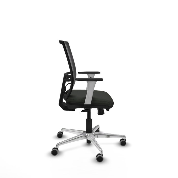 PIQUERAS Y CRESPO Silla de oficina Yunquera con mecanismo Sincro/Traslack Negro