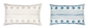 DKD Home Decor Set de 2 Cojines de Algodón y Poliéster 60x45x10 cm Surtidos