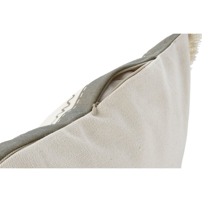 DKD Home Decor Set de 2 Cojines de Algodón y Poliéster 60x45x10 cm Surtidos