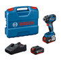 Bosch GDR 18V-200 Professional con 2 baterías de 4.0 Ah y cargador rápido