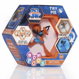Wow Stuff Figura LED Coleccionable WOW POD - Pato Lucas Space Jam con Iluminación UV y Pegatinas