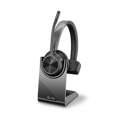 Poly Voyager 4310 USB-C con adaptador BT700 y base de carga, Negro Poly Voyager 4310 USB-C con adaptador BT700 y base de carga, Negro