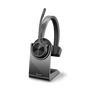 Poly Voyager 4310 USB-C con adaptador BT700 y base de carga, Negro