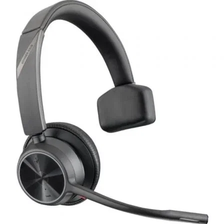 Poly Voyager 4310 Auricular Inalámbrico Bluetooth con Micrófono y Base de Carga - Negro