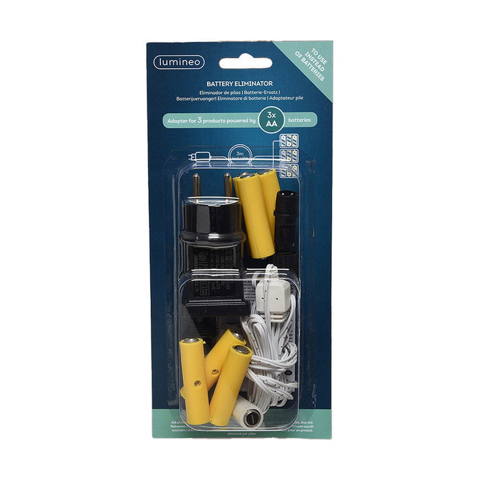 Lumineo Eliminador de pilas 4,5V equivalente a 3xAA Lumineo Eliminador de pilas 4,5V equivalente a 3xAA