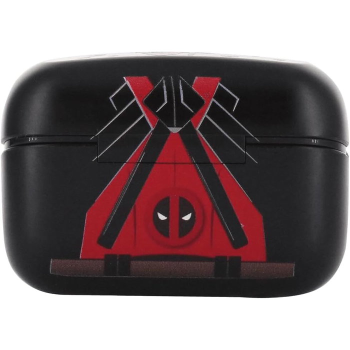 Marvel Auriculares Inalambricos Deadpool Bluetooth 5.3 Cancelación de Ruido Ambiental Tiempo de Música 4hrs Cable Tipo C Diferentes Tamaños de Auriculares