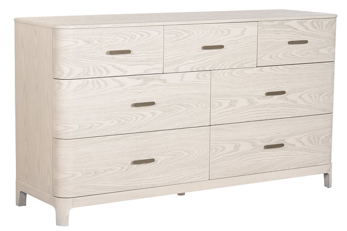 DKD Home Decor Cómoda Tradicional Gris Claro 48.3 x 92.5 x 165 cm 7 Cajones Metal MDF DKD Home Decor Cómoda Tradicional Gris Claro 48.3 x 92.5 x 165 cm 7 Cajones Metal MDF