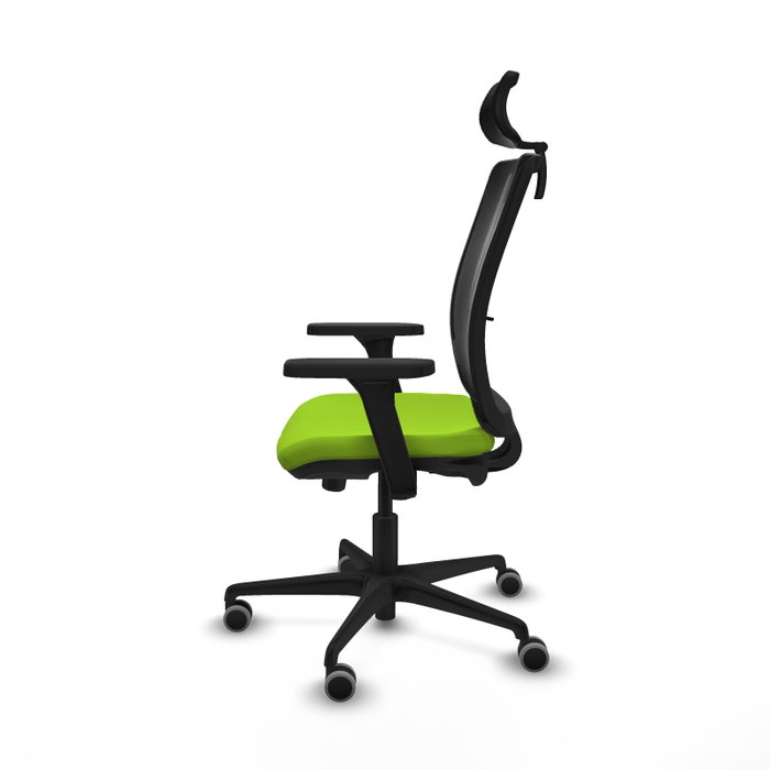 PIQUERAS Y CRESPO Silla de oficina Haches con mecanismo Sincro/Traslack Pistacho y Negro PIQUERAS Y CRESPO Silla de oficina Haches con mecanismo Sincro/Traslack Pistacho y Negro