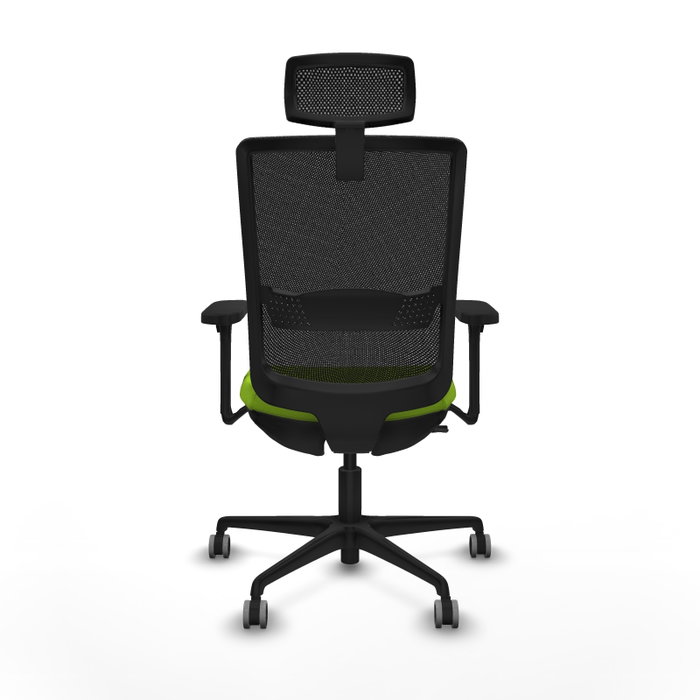 PIQUERAS Y CRESPO Silla de oficina Haches con mecanismo Sincro/Traslack Pistacho y Negro PIQUERAS Y CRESPO Silla de oficina Haches con mecanismo Sincro/Traslack Pistacho y Negro