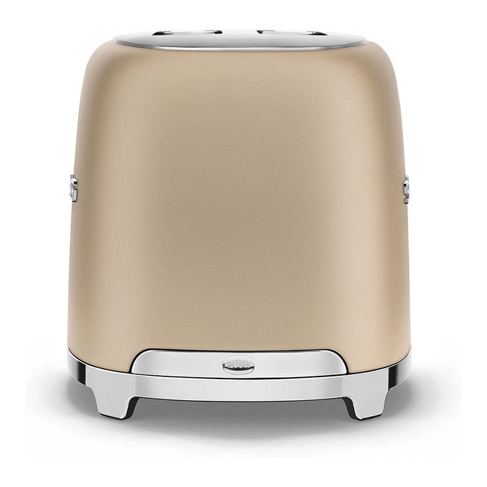 Smeg TSF01CHMEU Tostador 2 Ranuras 950W Champagne, Acero Inoxidable, Función Descongelar/Recalentar, Control Electrónico y Bandeja Extraíble Smeg TSF01CHMEU Tostador 2 Ranuras 950W Champagne, Acero Inoxidable, Función Descongelar/Recalentar, Control Electrónico y Bandeja Extraíble