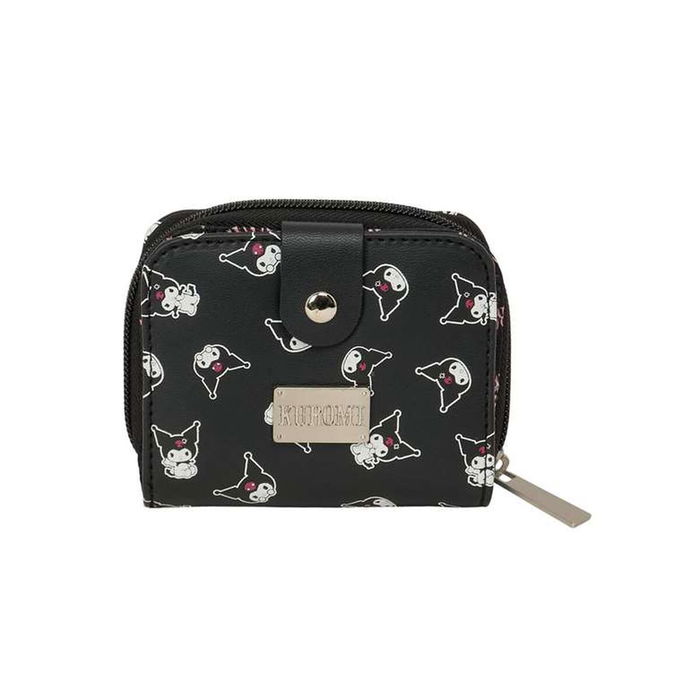 Cartera Kuromi 11 x 9,5 x 2 cm Negro