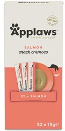 Applaws Snack Lamiendo Salmón para Gatos 4x8x15g