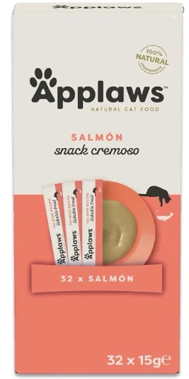 Applaws Snack Lamiendo Salmón para Gatos 4x8x15g Applaws Snack Lamiendo Salmón para Gatos 4x8x15g