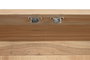 DKD Home Decor Armario Moderno Marron Acacia y Metal 40 x 161 x 90 cm con 2 Puertas y 3 Estanterías