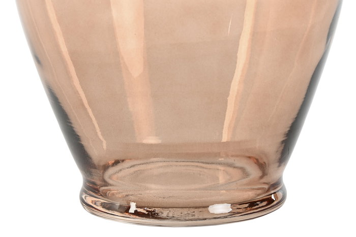 DKD Home Decor Jarrón de Cristal Ámbar 16x16x27 cm DKD Home Decor Jarrón de Cristal Ámbar 16x16x27 cm