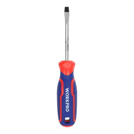Workpro Destornillador punta plana 3 x 75 mm