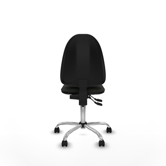 PIQUERAS Y CRESPO Silla de oficina Aýna sin brazos en color negro