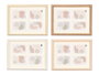 GIFTDECOR Marco Canto para 4 Fotos Surtido de Colores (Pack de 12)