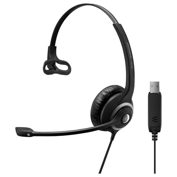 EPOS SC 230 USB Auriculares con cable para Oficina/Centro de llamadas Monoaural USB Tipo A Negro