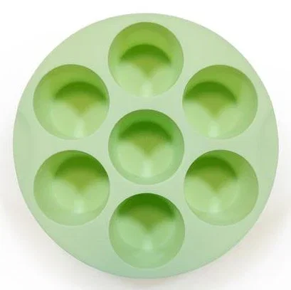 Muitomas Bandeja de Silicona para Muffins para Air Fryer, Verde Muitomas Bandeja de Silicona para Muffins para Air Fryer, Verde