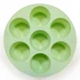 Muitomas Molde para Muffins de Silicona Verde para Air Fryer